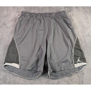 Jordan Men's Shorts Flight Premium Dri-Fit Basketball 618459-065 Gray Size XXL